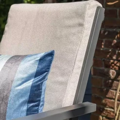 Garden Impressions Sergio dining tuinstoel Carbon black/Dessert