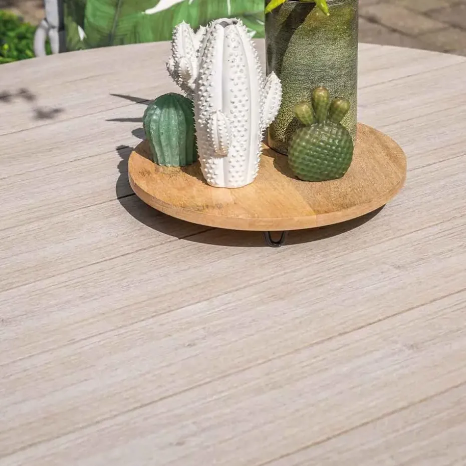 Garden Impressions Tarera tuinset 6-delig sand - tuintafel Ø148x75 cm