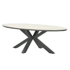 Garden Impressions Tulli tuintafel 220x115 cm - licht bruin