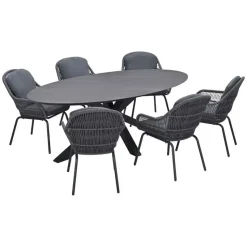 Garden Impressions Yima - Scot tuinset 7-delig Napoli grey