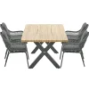 Garden Impressions Yima tuinset 7-delig - Zadar tafel 180x100 cm