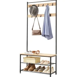 Garderoberek - 175 cm - 85 cm - lichte Eik Kleur