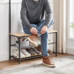 Garderoberek - 175 cm - 85 cm - lichte Eik Kleur