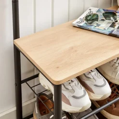 Garderoberek - 175 cm - 85 cm - lichte Eik Kleur