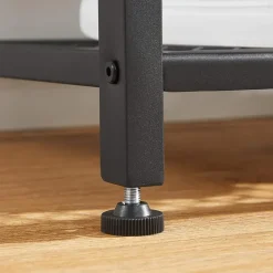 Garderoberek XL - industriële look - 12 haken - 100x186x40 cm - vintage bruin