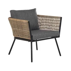 GARGANO - Bistroset voor 2 - Natuurlijk - PE rotan