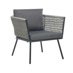 GARGANO - Tuinset - Grijs - PE rotan