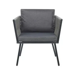 GARGANO - Tuinset - Grijs - PE rotan