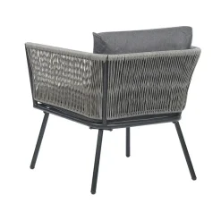 GARGANO - Tuinset - Grijs - PE rotan