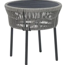 GARGANO - Tuinset - Grijs - PE rotan
