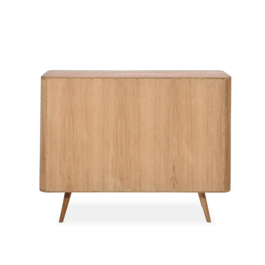 Gazzda Ena Drawer Eikenhouten Ladekast - Naturel / Wit