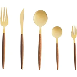 GEMELLI - Bestekset 30-delig - Goud - RVS