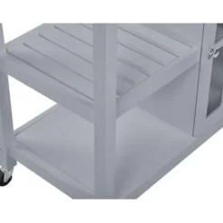 GENOA - Keukentrolley - Grijs - MDF