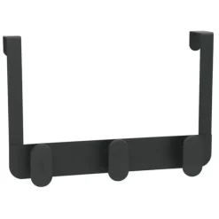 Gerimport Deurkapstok - 3 ophang haken - metaal - ruimtebesparend