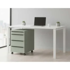 Germania Ladekast met wielen Hermoso - 42 x 60 x 63 cm - Satijngroen