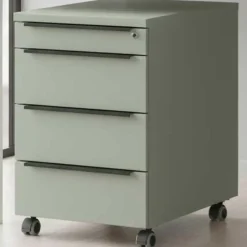 Germania Ladekast met wielen Hermoso - 42 x 60 x 63 cm - Satijngroen