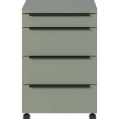 Germania Ladekast met wielen Hermoso - 42 x 60 x 63 cm - Satijngroen