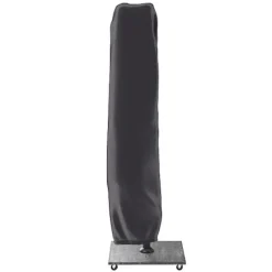 GI Hawaii zweefparasol Deluxe 300 x 300 cm. - Zand - met voet en hoes