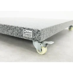 GI Hawaii zweefparasol Deluxe 300 x 300 cm. - Zand - met voet en hoes