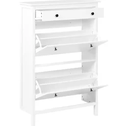 GIBSON - Schoenenkast 2 vakken - Wit - MDF