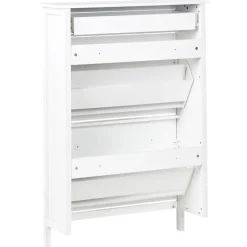 GIBSON - Schoenenkast 2 vakken - Wit - MDF