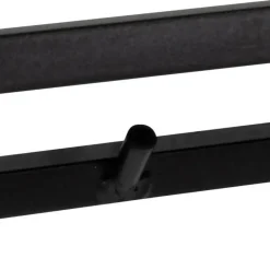 Giga Meubel Kapstok Zwart - Metaal - 28x77x22cm - Kapstok Bronx