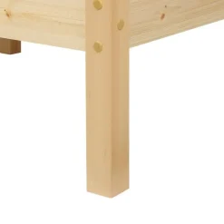 GIVERNY - Bed - Lichthout - 90 x 200 cm - Dennenhout