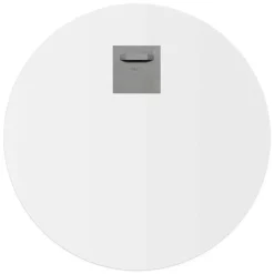 Glasschilderij Abstracte harmonie - Ø 50cm - Bont