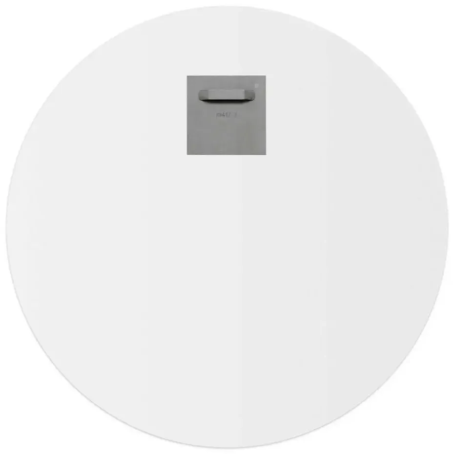 Glasschilderij Geschilderd landschap - Ø 50cm - Groen