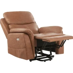 GLORIE - Massagestoel - Bruin - Kunstleer