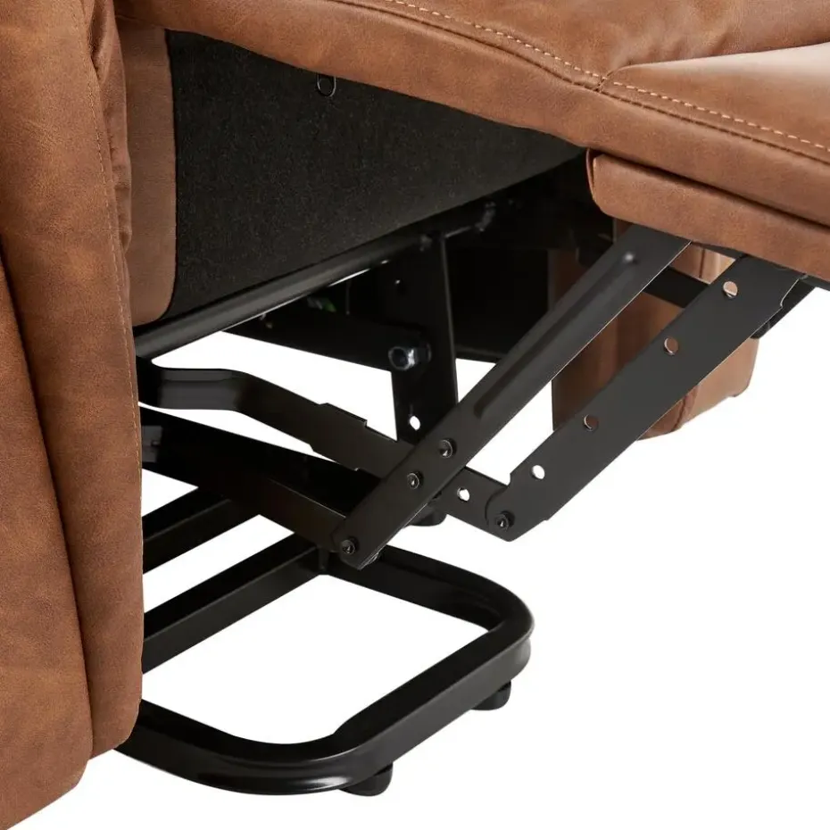 GLORIE - Massagestoel - Bruin - Kunstleer