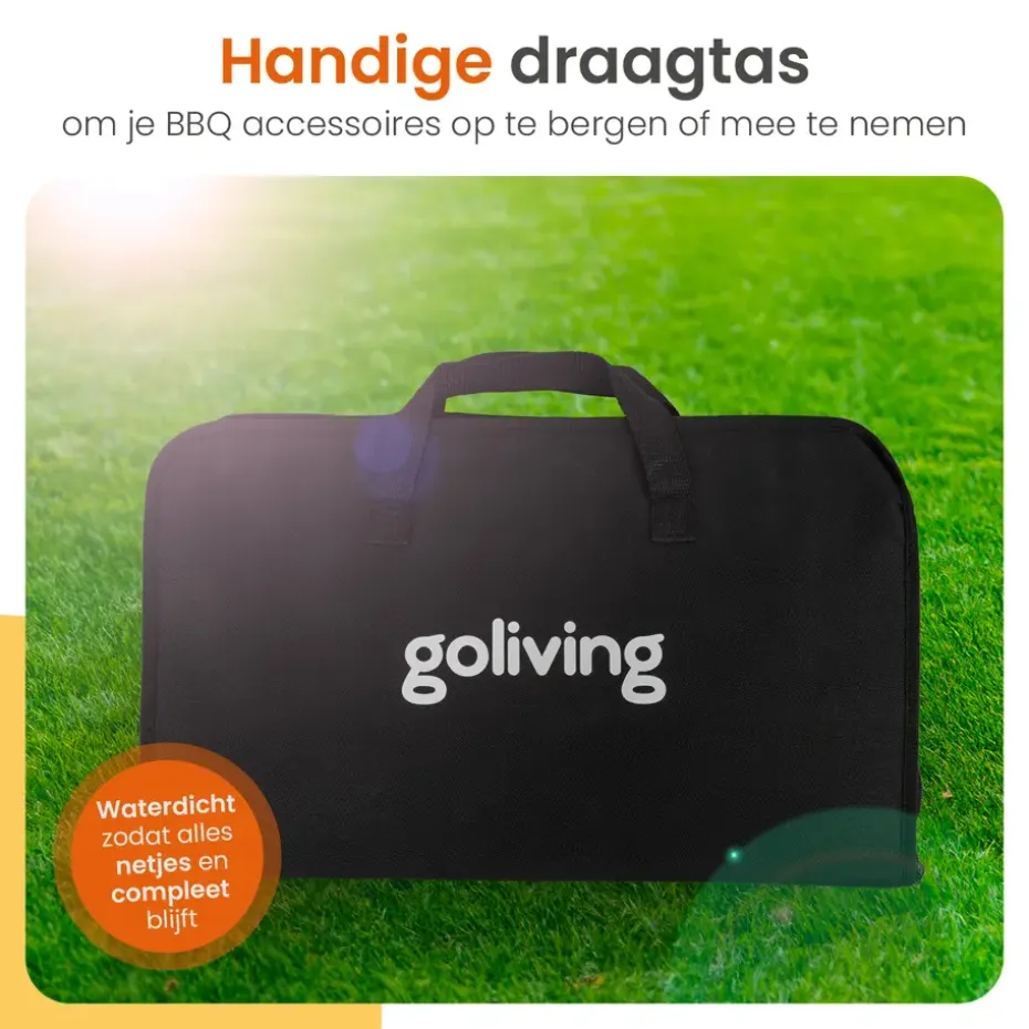 Goliving Barbecue Accessoireset - BBQ Gereedschap - 25 Barbecue Accessoires