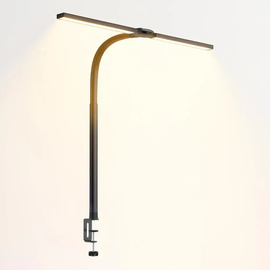 Goliving Bureaulamp met Klem - 78 CM - LED Dimbaar - Touch Bediening