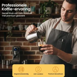 Goliving Dubbelwandige Koffieglazen - Kopjes - Glazen - Set Van 6