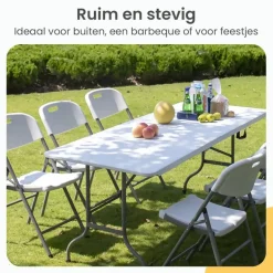 Goliving Inklapbare Tafel – Klaptafel – Campingtafel – Vouwtafel Buiten