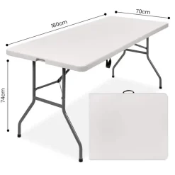 Goliving Inklapbare Tafel – Klaptafel – Campingtafel – Vouwtafel Buiten