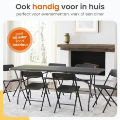 Goliving Inklapbare Tafel – Klaptafel – Campingtafel – Vouwtafel Buiten