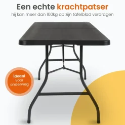 Goliving Inklapbare Tafel – Klaptafel – Campingtafel – Vouwtafel Buiten