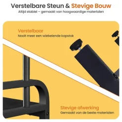 Goliving Kapstok - Garderoberek - Schoenenrek - Staand - Industrieel