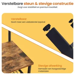 Goliving Kapstok - Garderoberek - Schoenenrek - Staand - Industrieel - XL