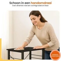 Goliving Keukentrolley - Keukenkast - Keukenrek - Keuken Organizer - Zwart