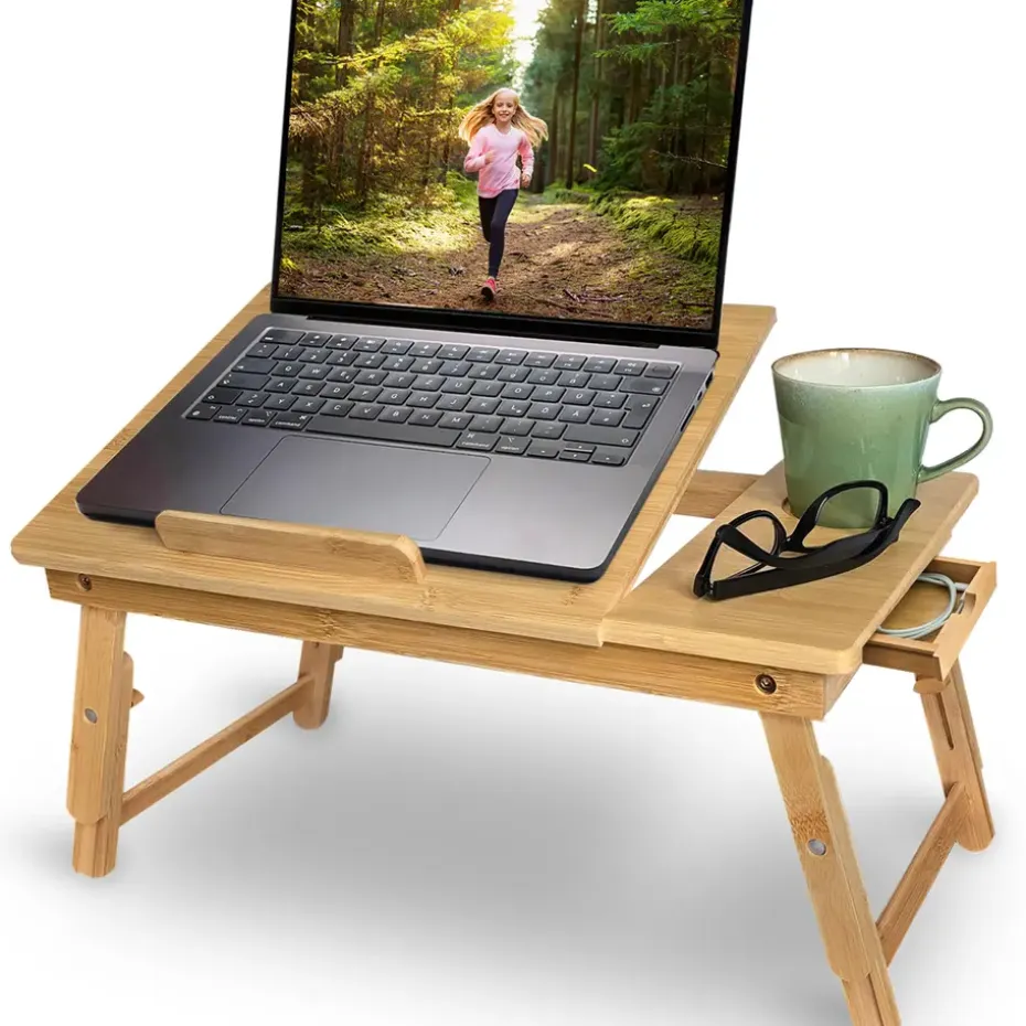 Goliving Laptoptafel - Uitklapbaar 39 cm - Ergonomisch - Laptopstandaard