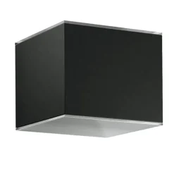 Goliving Solar Kubus Wandlamp - Solar Tuinverlichting - Zwart