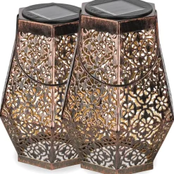 Goliving Solar Tafellamp Glow – 2 Stuks – LED Buitenverlichting - Zonne-energie