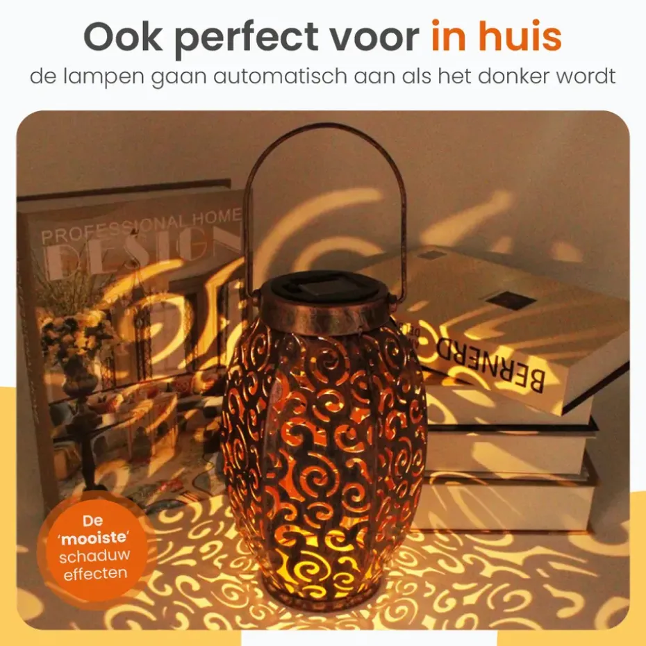 Goliving Solar Tafellamp Zen – 2 Stuks – LED Buitenverlichting - Zonne-energie