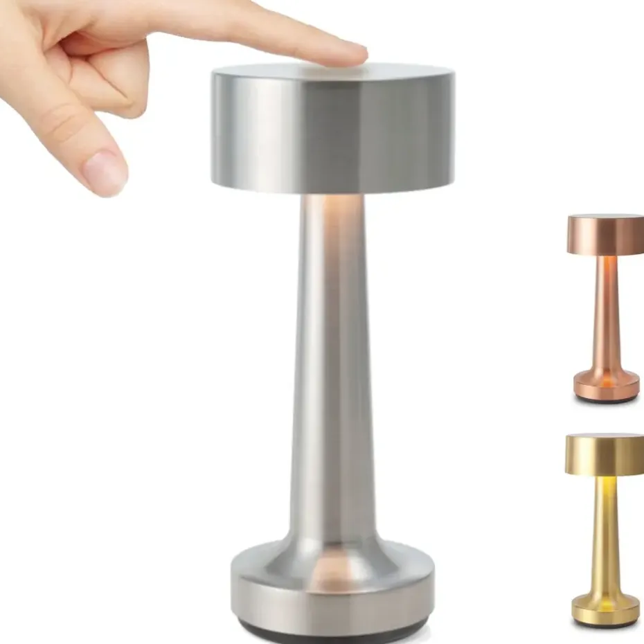 Goliving Tafellamp Oplaadbaar – Draadloos en dimbaar – Moderne touch lamp