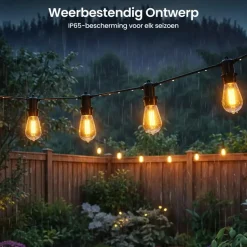 Gologi lichtsnoer buiten en binnen - Lichtslinger 5M - Tuinverlichting LED