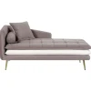GONESSE - Chaise longue - Bruin - Linkerzijde - Polyester