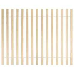 GONFARON - Tweepersoonsbed - Zwart - 140 x 200 cm - Dennenhout