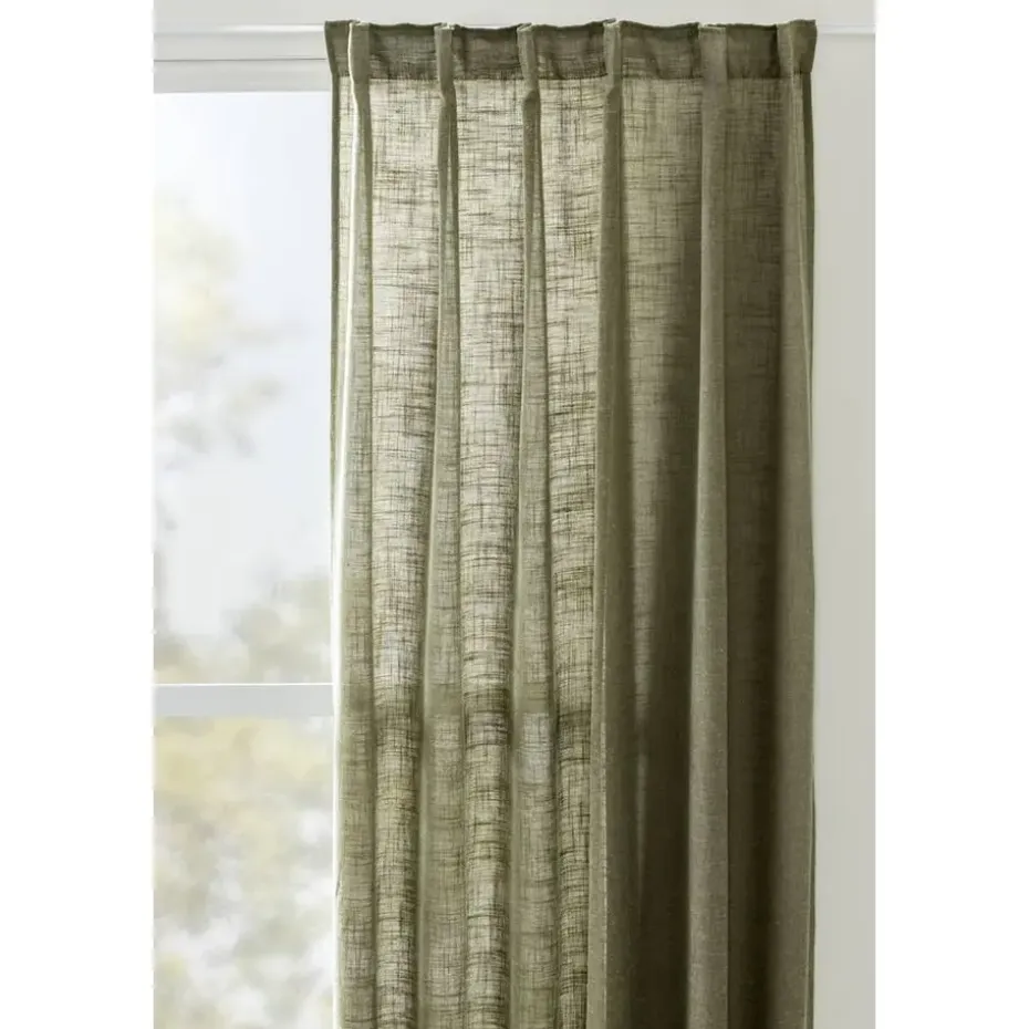 Gordijn Dante - groen - 140x280 cm (1 stuk)